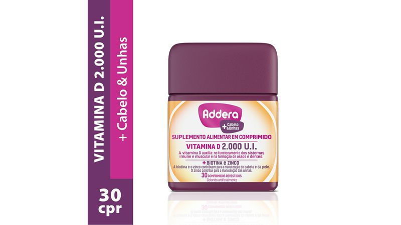 addera cabelo e unha como tomar para absorção máxima