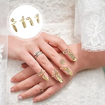 anel de garra gótico longo