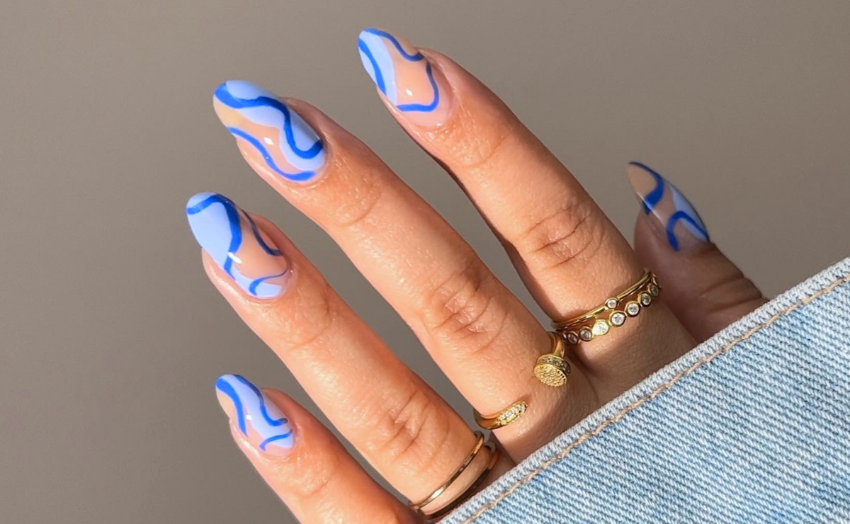 unhas azul royal vs unhas azul bebê qual escolher