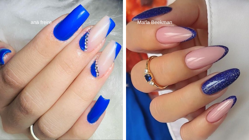Inspirações de Unhas Bailarina Nude e com Strass para Arrasar
