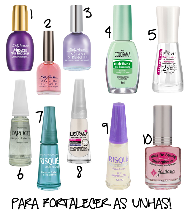 5 ideias de títulos:
1. Base Fortalecedora: O Guia Completo para Unhas Fortes e Saudáveis
2. Unhas Quebradiças? Descubra os Benefícios das Bases Fortalecedoras
3. Risqué Care Nail Booster vs. Nutribomba: Qual a Melhor Base para Você?
4. SOS Unhas Fracas: Como Escolher a Base Fortalecedora Ideal
5. Top 5 Bases Fortalecedoras para Transformar Suas Unhas