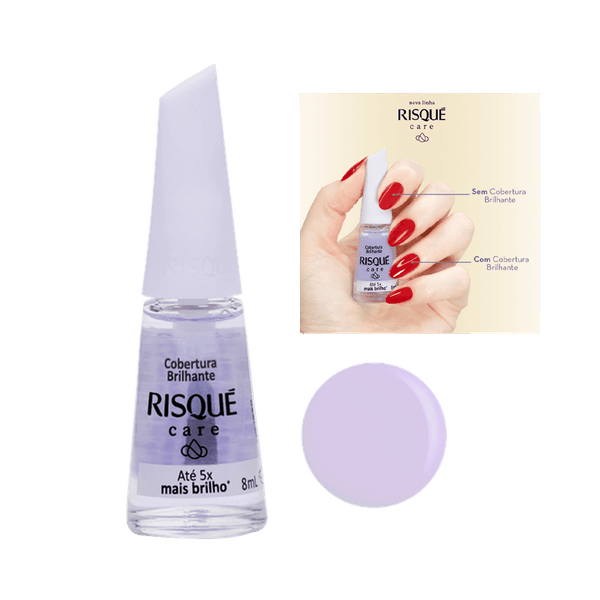 Base Fortalecedora para Unhas Risqué Óleo de Orquídea