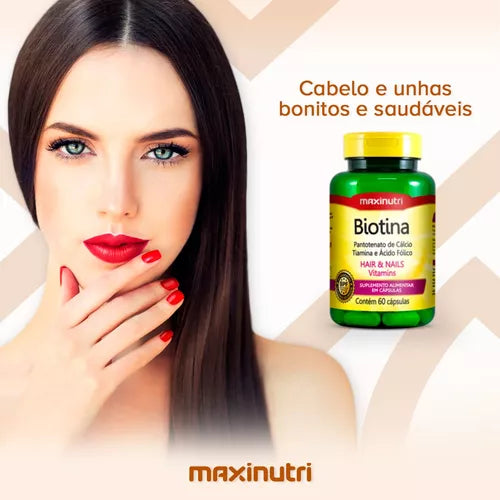 biotina ou outra vitamina para cabelo e unha