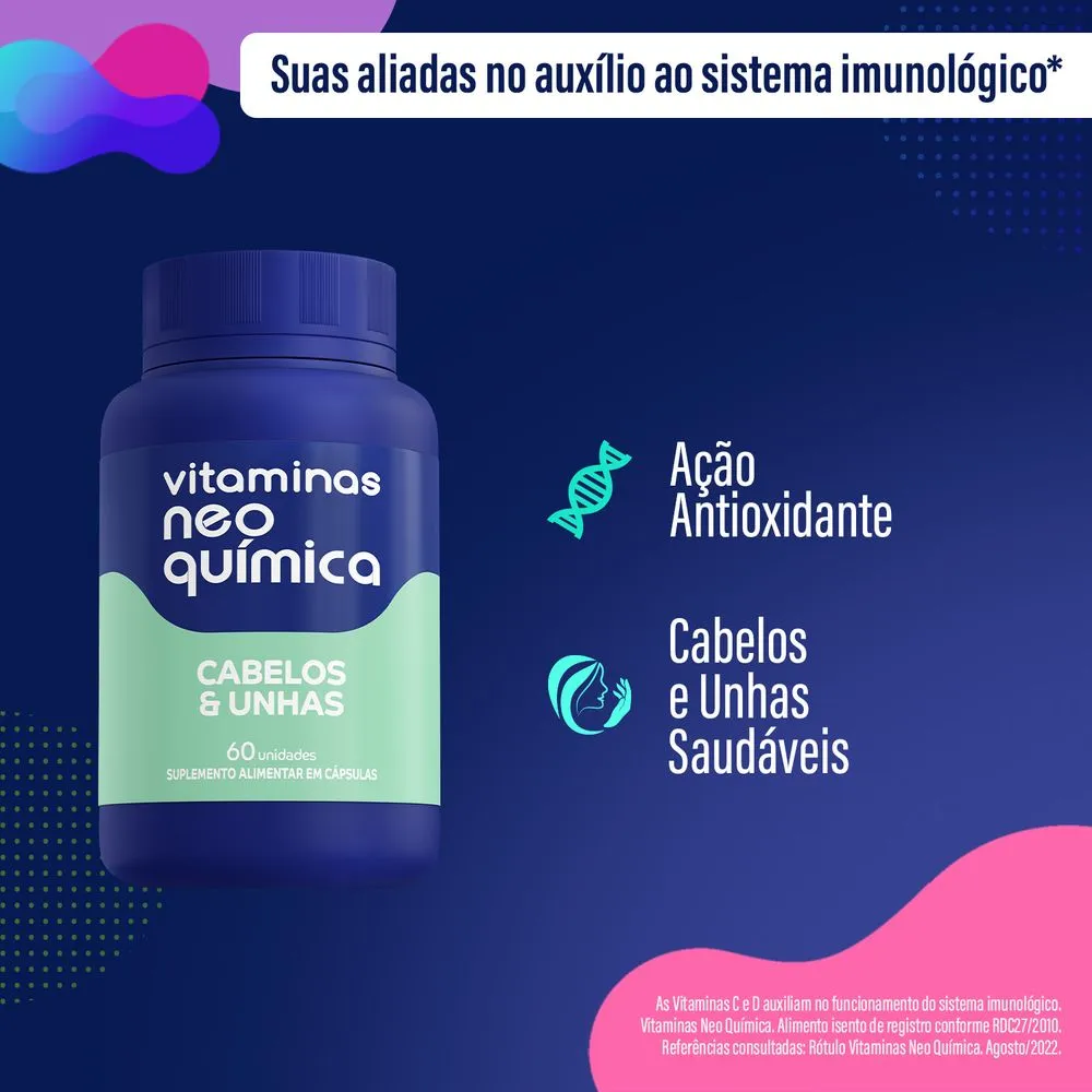 Neo Química Cabelos e Unhas composição