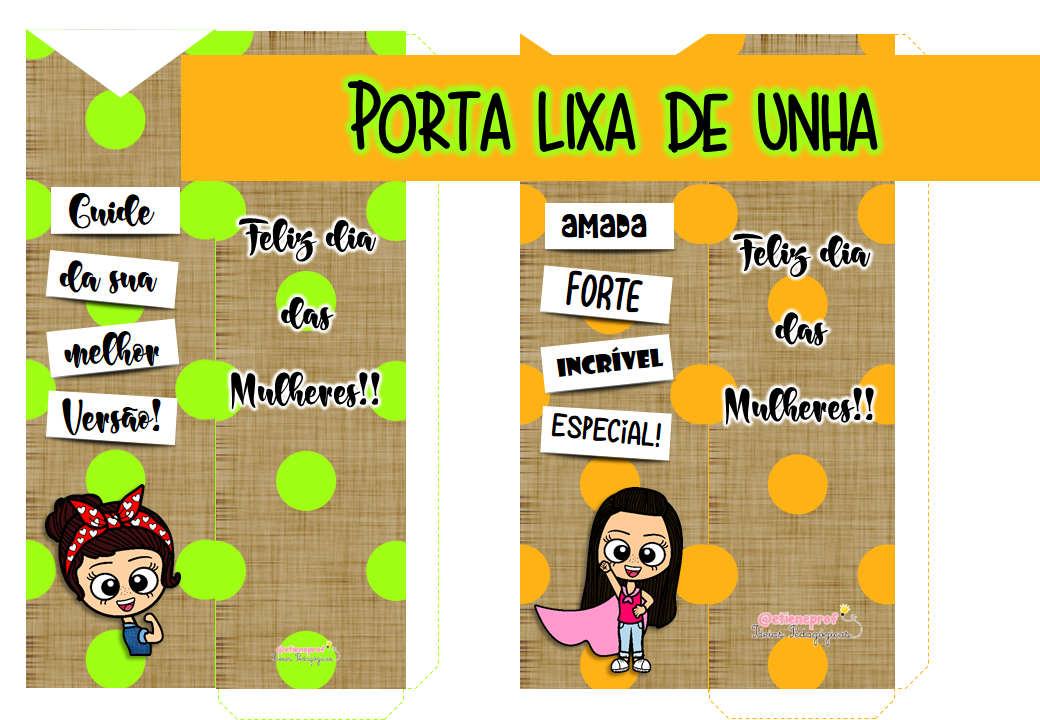 molde porta mini lixa de unha 8cm