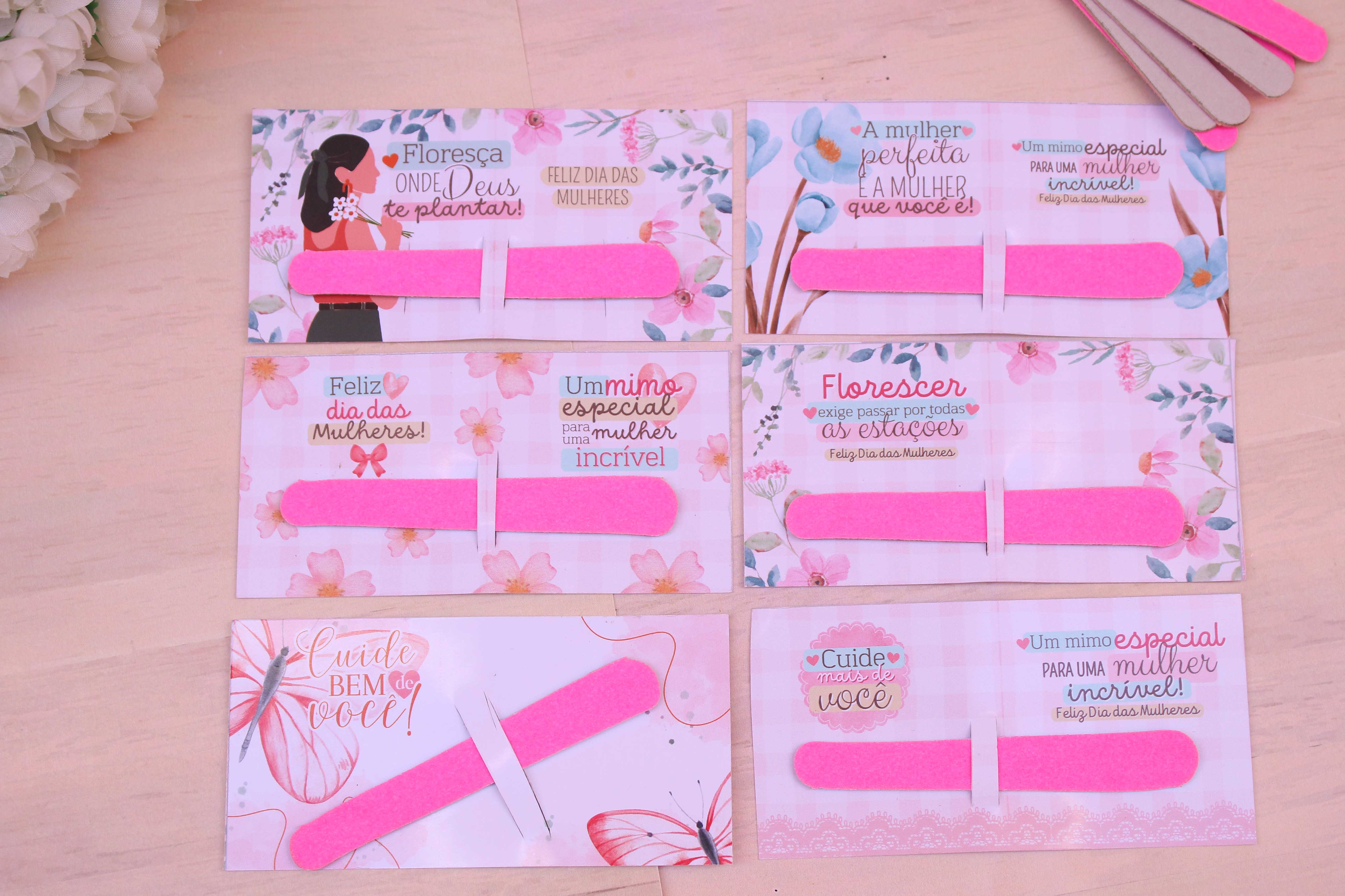 cartão lixa de unha para imprimir