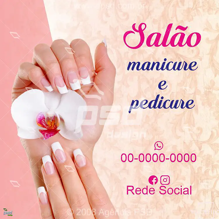 cartaz manicure para editar