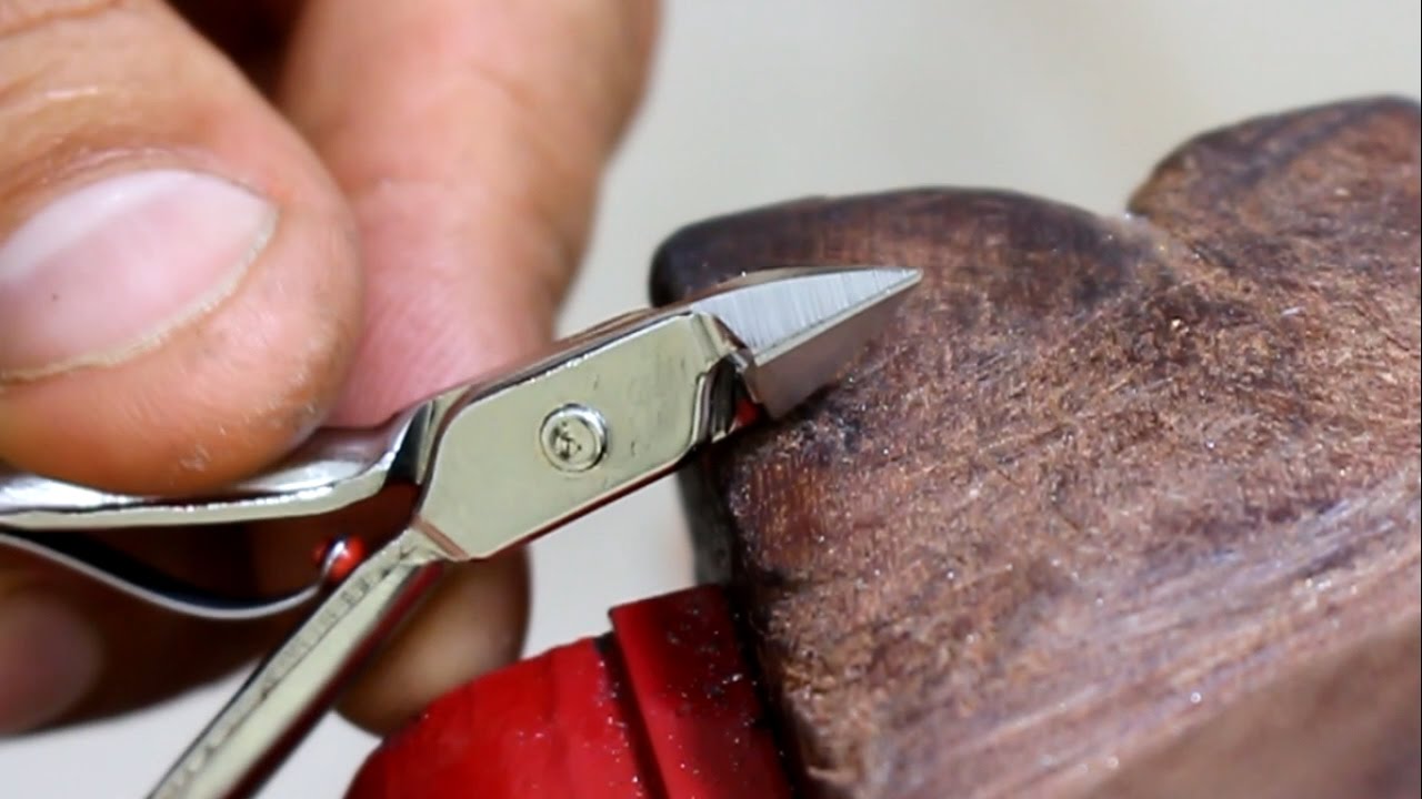como afiar alicate de unha