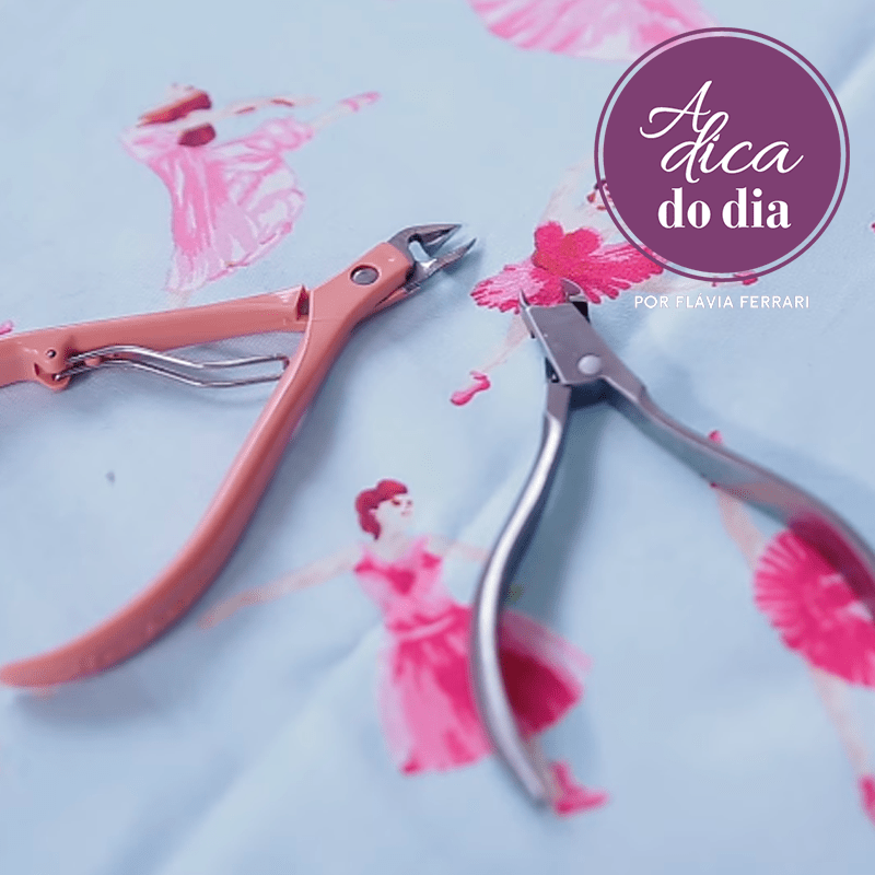 como afiar alicate de unha em casa