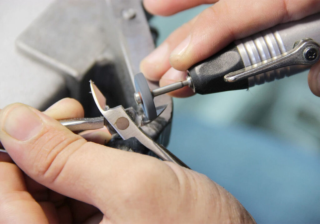como afiar alicate de unha em casa