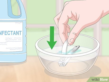 como esterilizar alicate de unha em casa