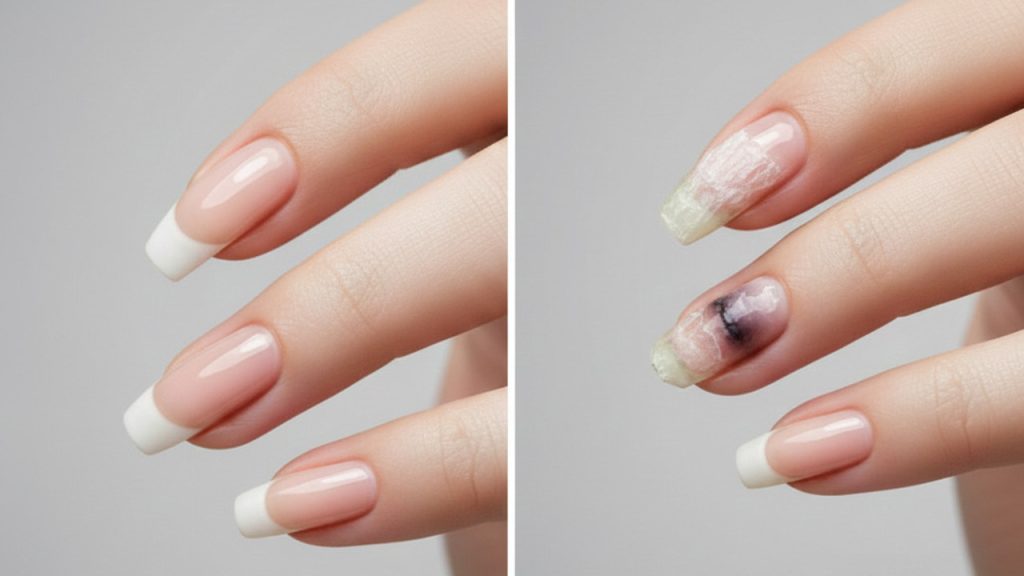crescimento rápido das unhas