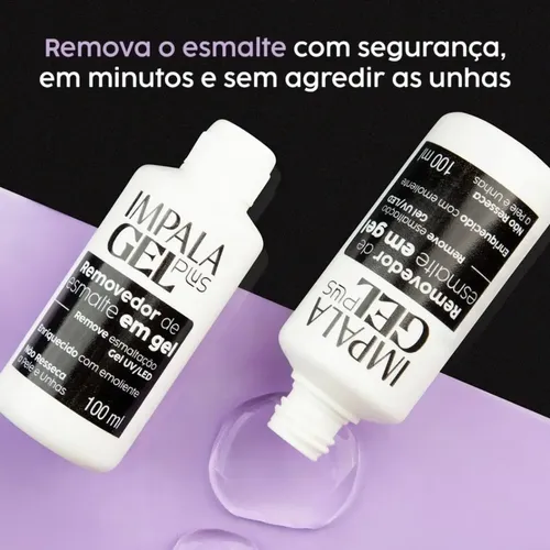 materiais necessários para remover gel