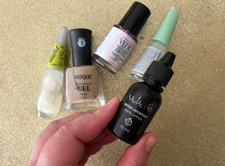produtos que secam esmalte rápido