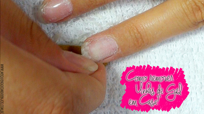 cuidados pós remoção unha de gel
