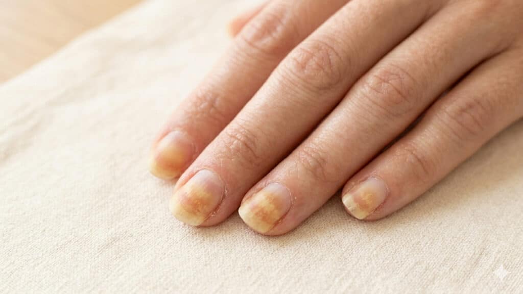 tratamento para unhas amareladas