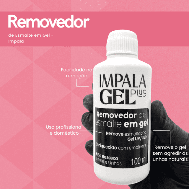 como tirar esmalte de unha postiça