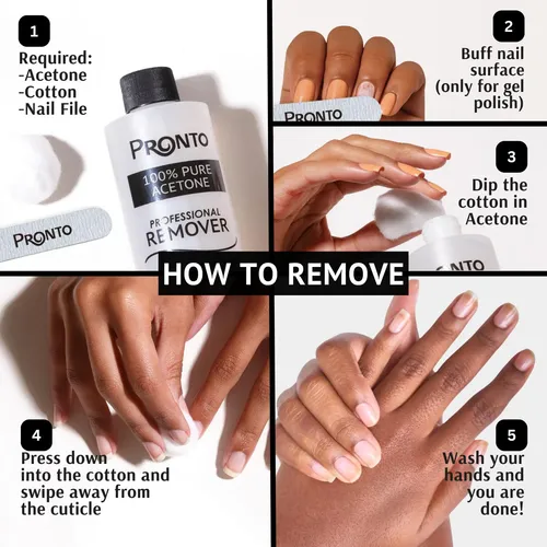 como remover unha de gel em casa