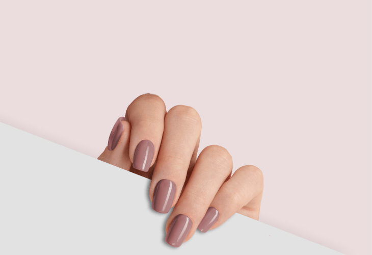 esmalte cinza elegante