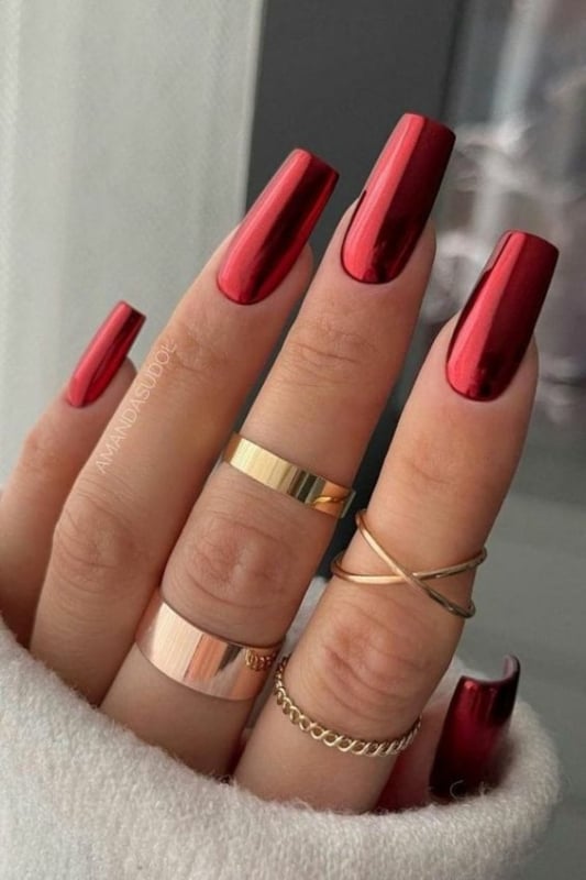 unhas em gel formatura