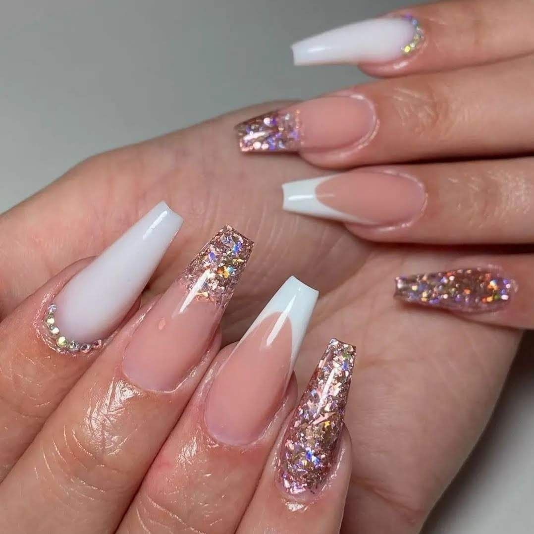 unhas francesinha formatura