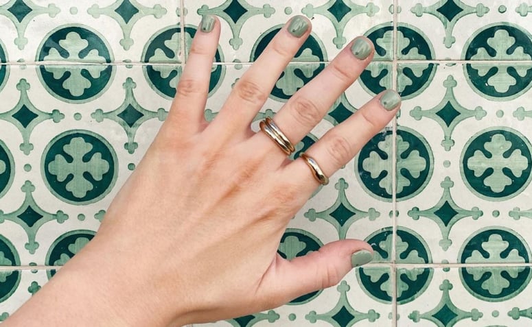 esmalte para dia a dia vestido verde