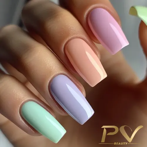 esmalte verde suave