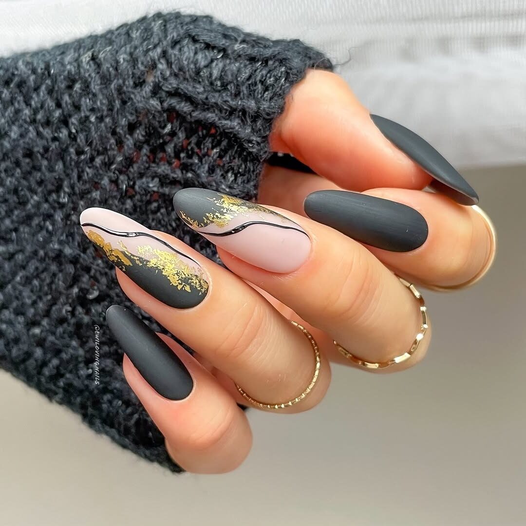 nail art inverno minimalista