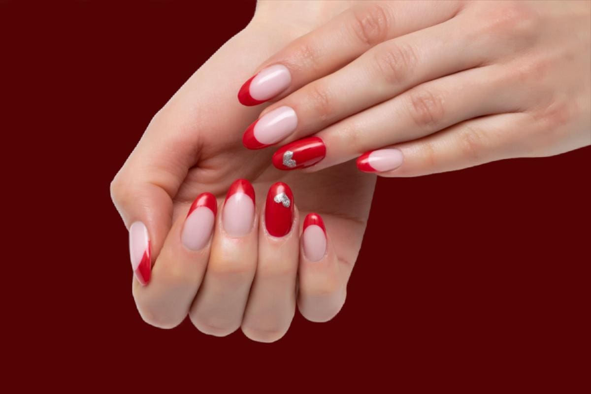 unhas decoradas natal