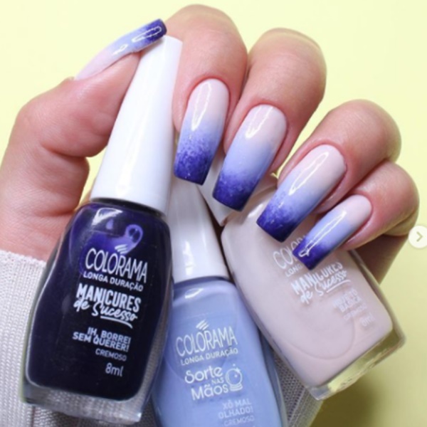 esmalte amarelo pastel