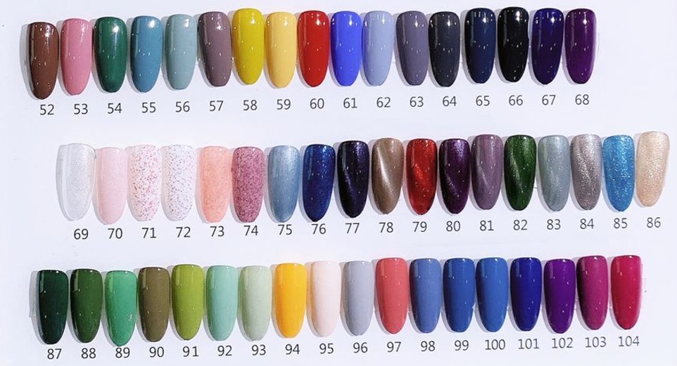 unhas em gel tons pastel