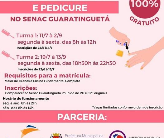 onde fazer curso de unha gratuito