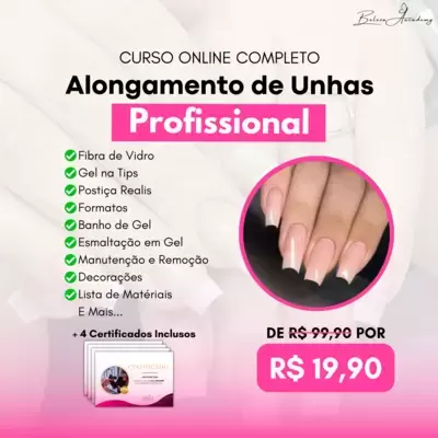 aprender unhas de gel online