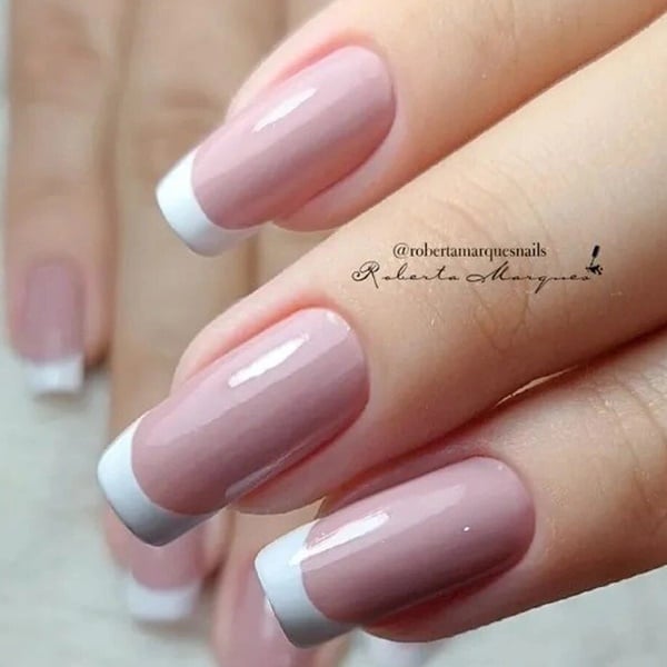 ideias de unhas acrigel decoradas com flores secas