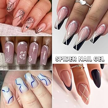 decoração de unha de gel