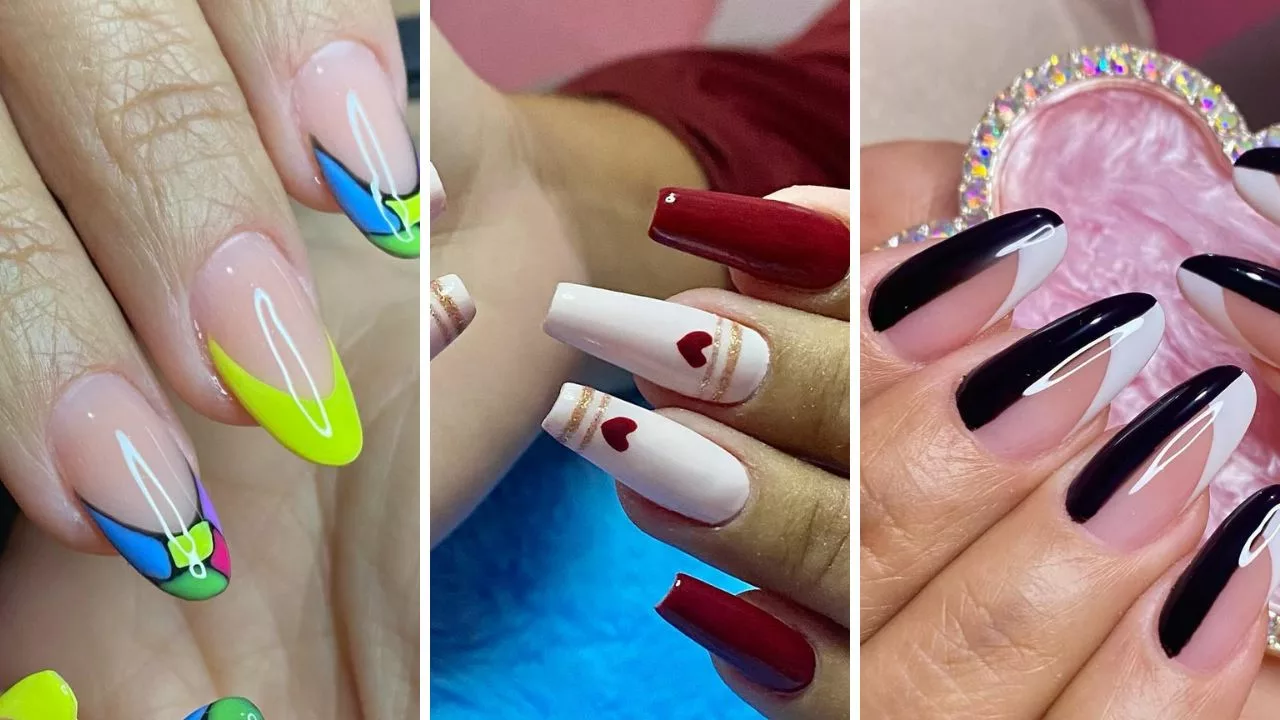 unhas de gel decoradas 2025