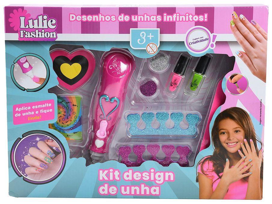 unha infantil corações