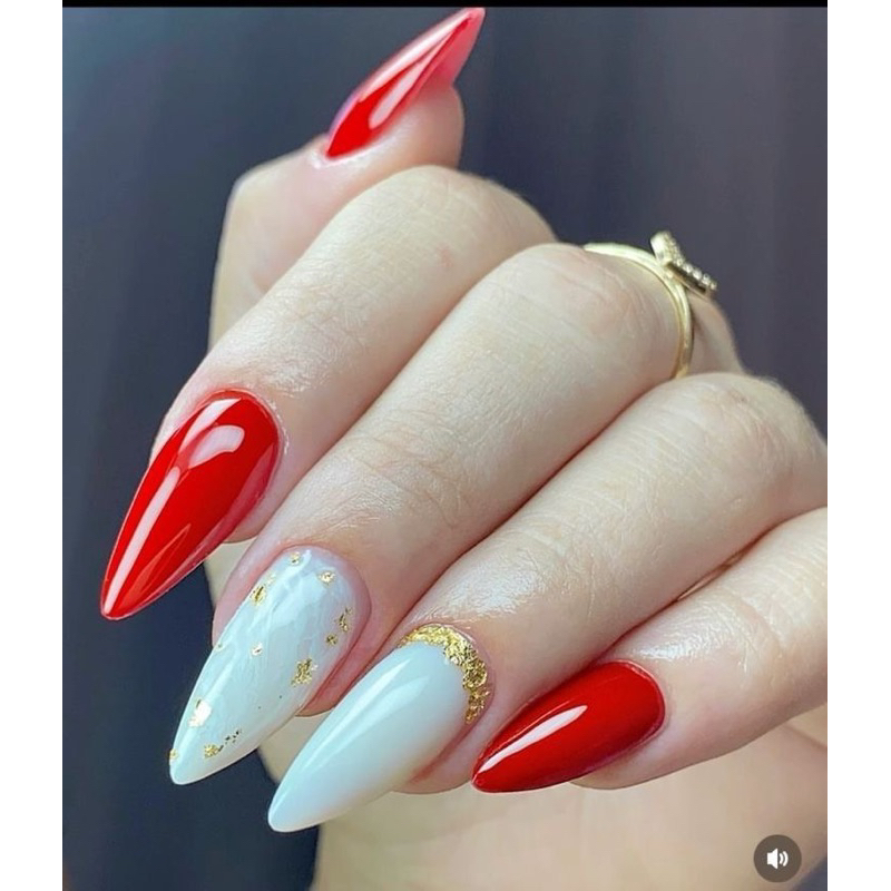 unhas de natal modernas