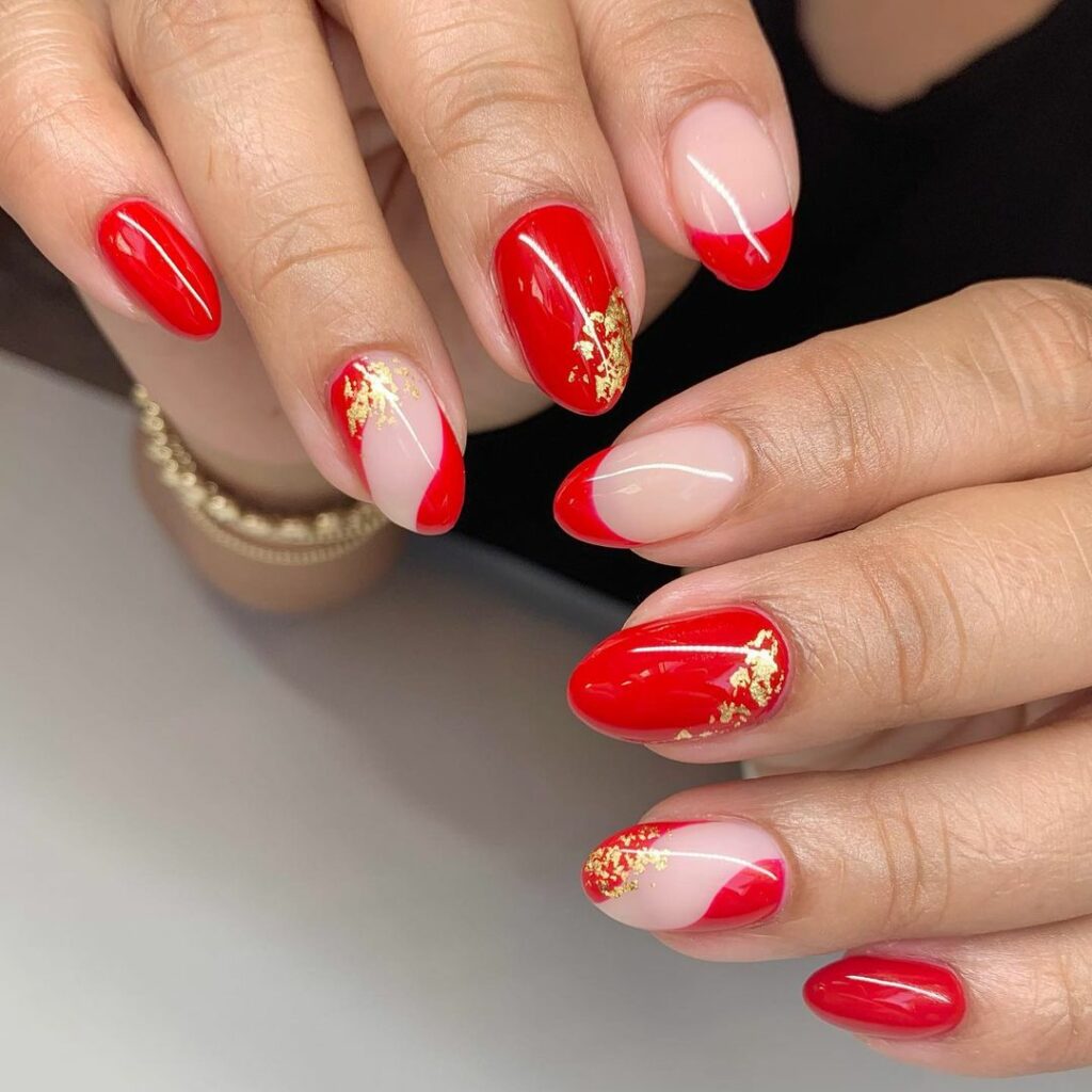 Unhas Glitter Degradê