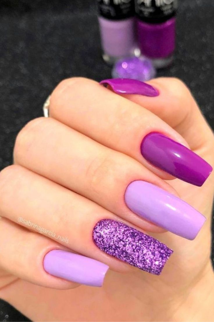 Como Fazer Unhas Degradê Roxas em Casa