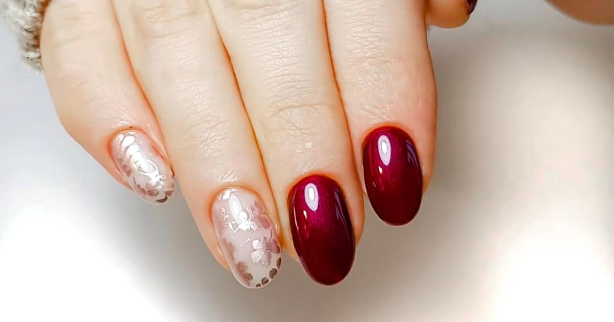 Unhas naturais decoradas