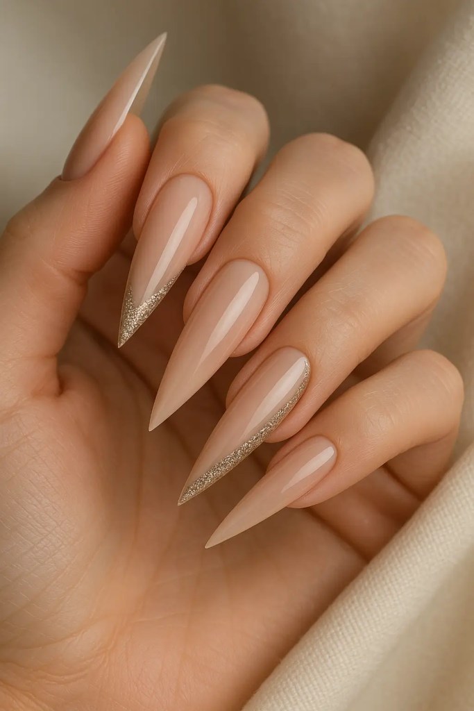 decoração unha stiletto