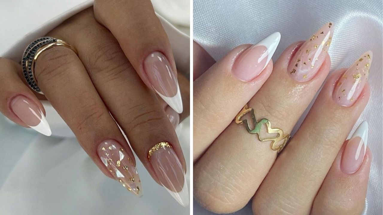 unhas em gel baby boomer branca