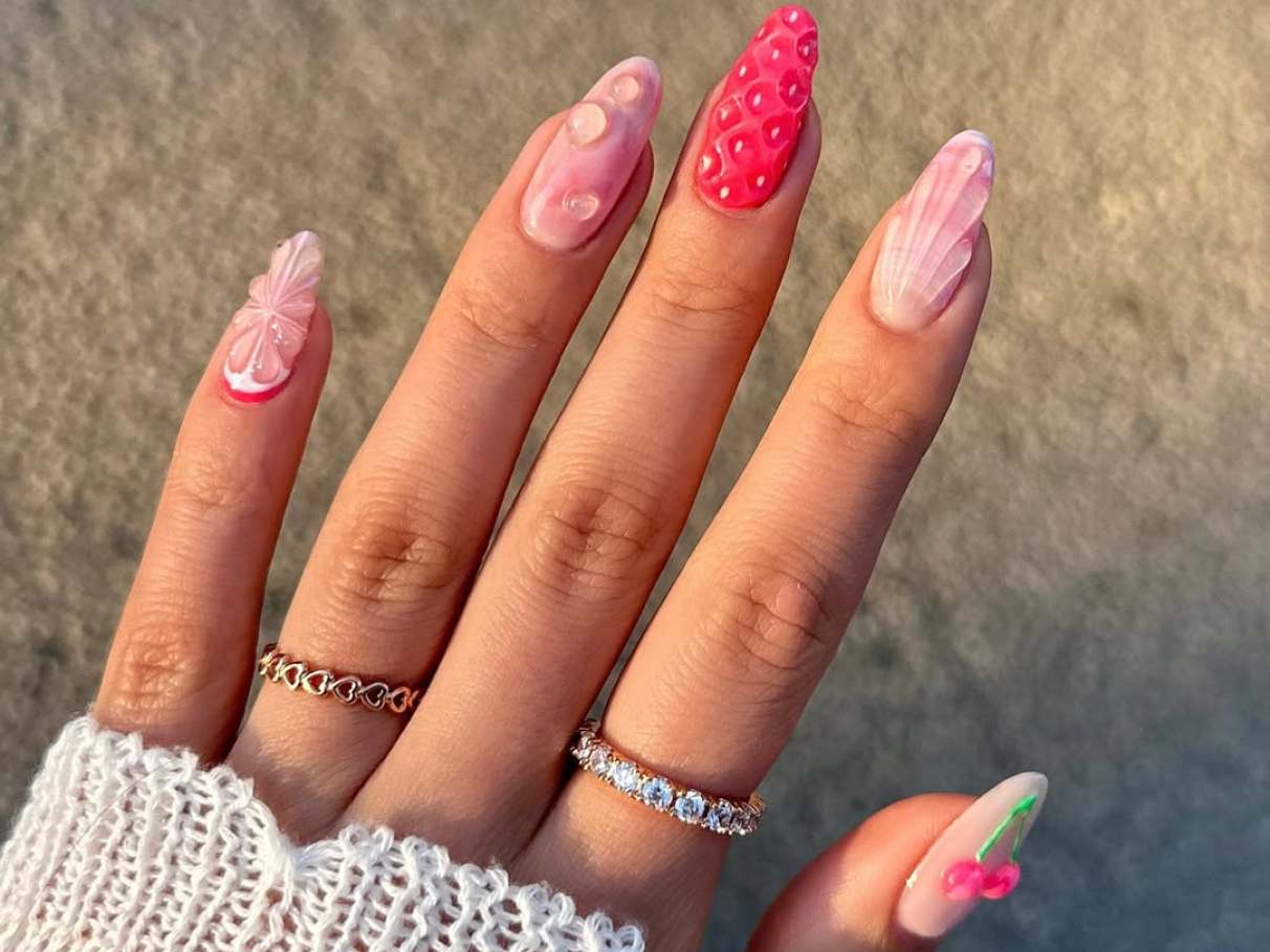unhas em gel delicadas 2026