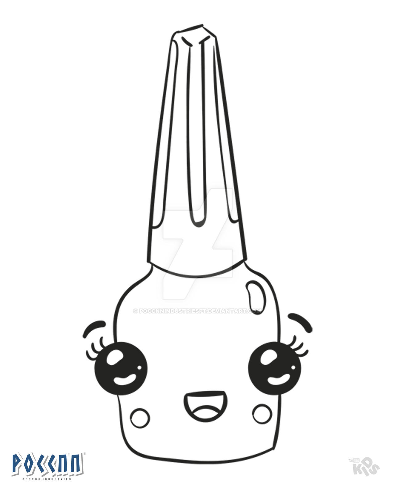 desenhos de unhas francesinha para colorir