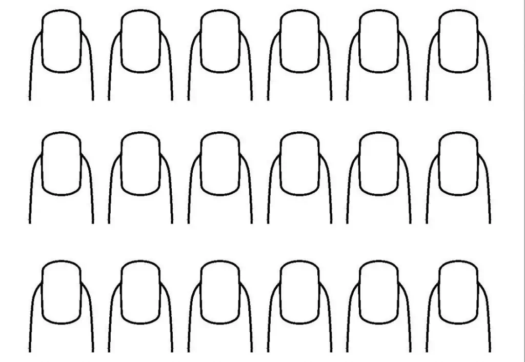 desenhos de manicure para pintar