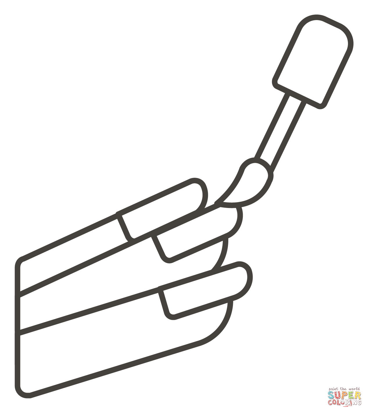 desenhos de esmalte para colorir