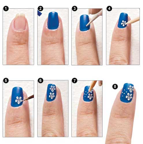unhas decoradas fáceis