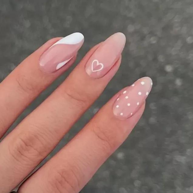 unha de gel decorada encapsulada