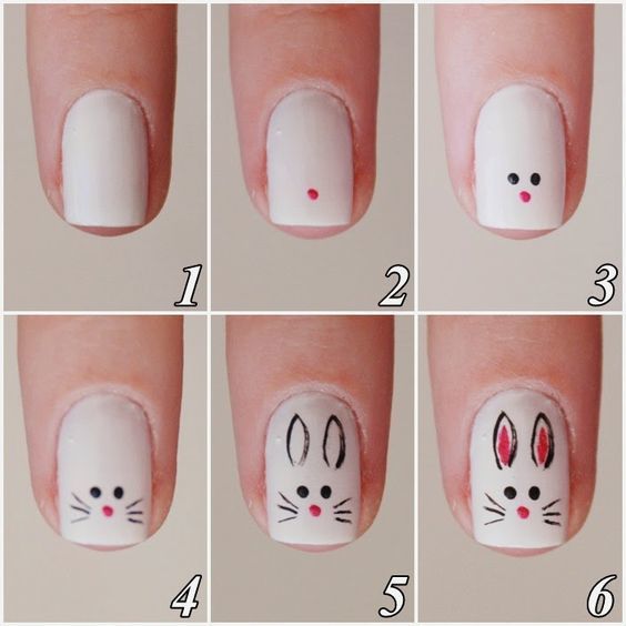 unhas decoradas geométricas